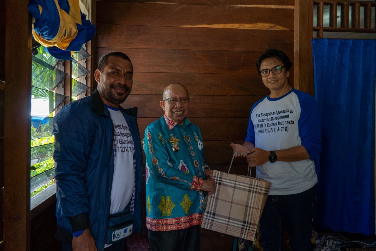 Kepala Dinas Perikanan Kabupaten Seram Bagian Timur, Maluku Ramli Sibualamo mengapresiasi sosialisasi yang dilakukan KKP bersama GEF 6 CFI